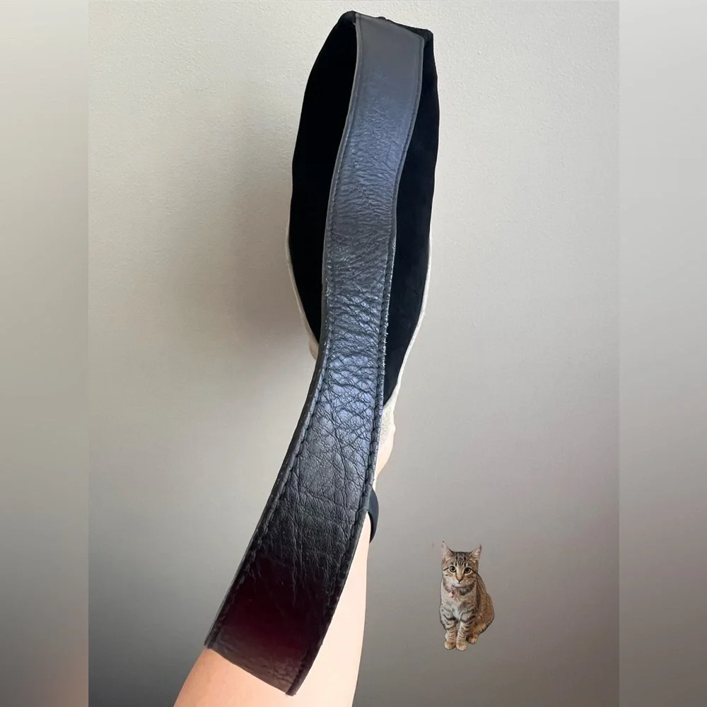 Furla Suede Hobo Bag, Black/Grey - Picture 11 of 11